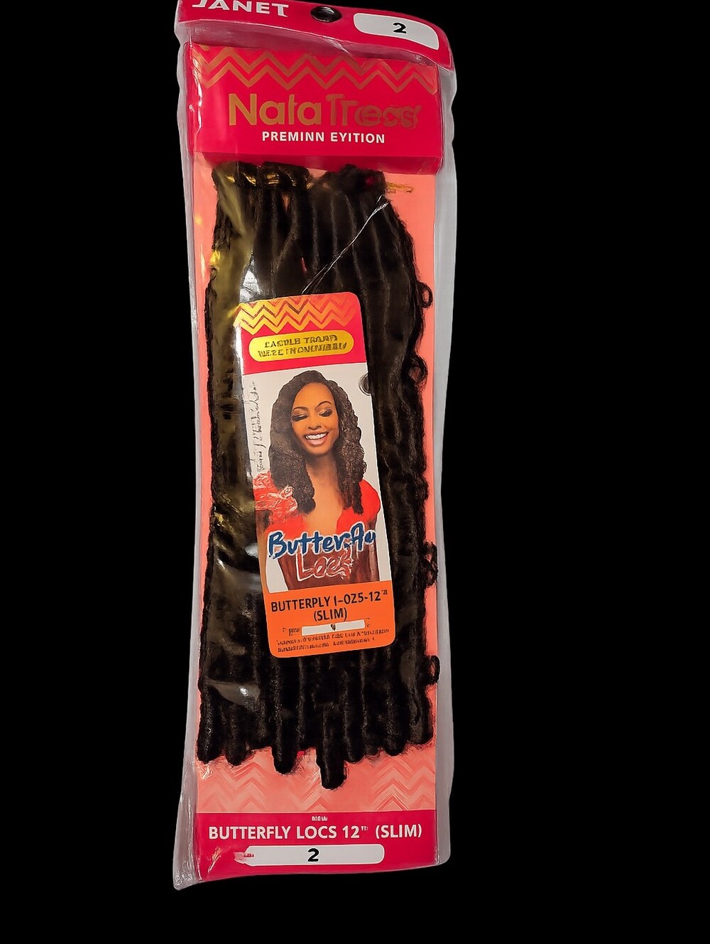Janet Collection Nala Tress Butterfly Locs 12" Slim - Color 2